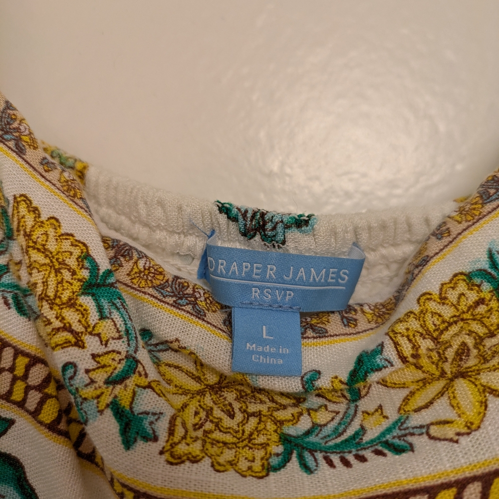 Draper James Blue Sundress with Flutter Cap Sleeves - Picture 6 of 10